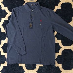 NWT Polo by Ralph Lauren- dark blue long sleeve